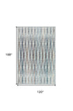 10' X 14' Blue Ombre Tufted Handmade Area Rug - Homeroots - Flyclothing LLC