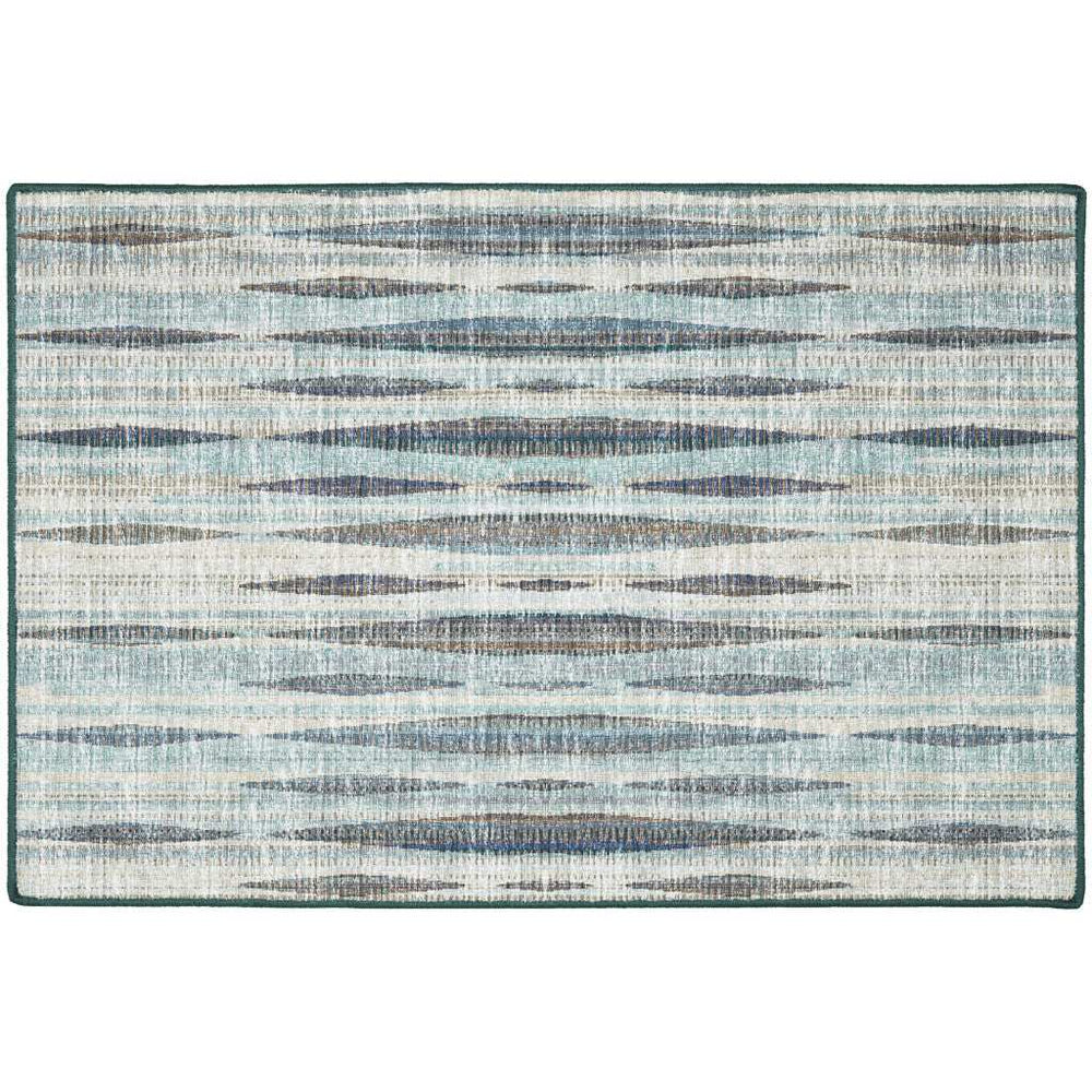 2' X 3' Blue Ombre Tufted Handmade Area Rug - Homeroots - Flyclothing LLC