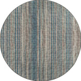 4' Brown Round Ombre Tufted Handmade Area Rug - Homeroots - Flyclothing LLC