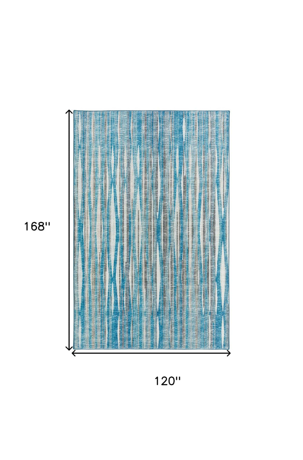 10' X 14' Blue Ombre Tufted Handmade Area Rug - Homeroots - Flyclothing LLC