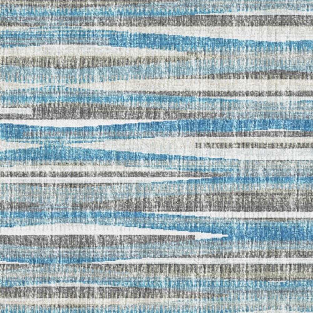 2' X 3' Blue Ombre Tufted Handmade Area Rug - Homeroots - Flyclothing LLC