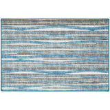 2' X 3' Blue Ombre Tufted Handmade Area Rug - Homeroots - Flyclothing LLC