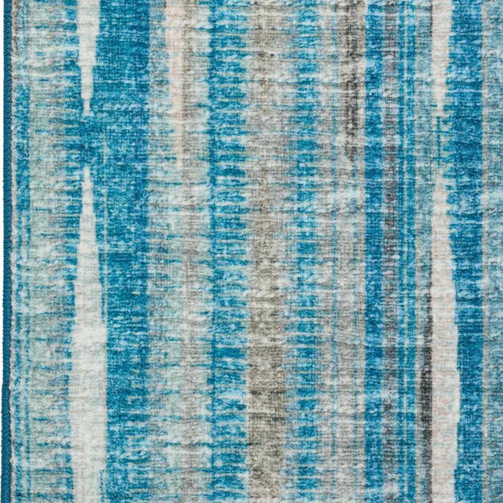 3' X 8' Blue Ombre Tufted Handmade Runner Rug - Homeroots - Flyclothing LLC