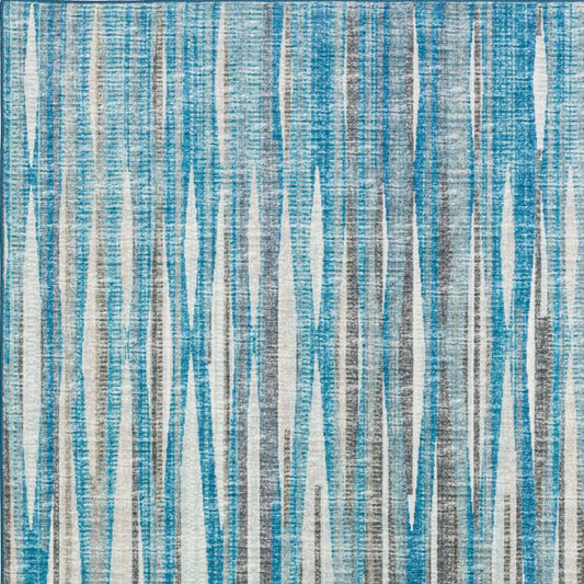 9' X 12' Blue Ombre Tufted Handmade Area Rug - Homeroots - Flyclothing LLC