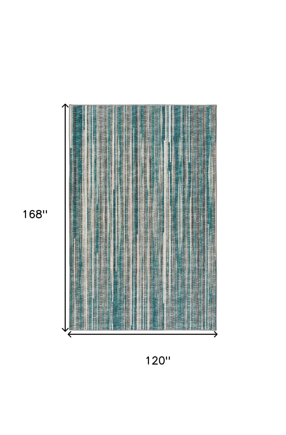 10' X 14' Blue Ombre Tufted Handmade Area Rug - Homeroots - Flyclothing LLC
