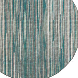 10' Blue Round Ombre Tufted Handmade Area Rug - Homeroots - Flyclothing LLC