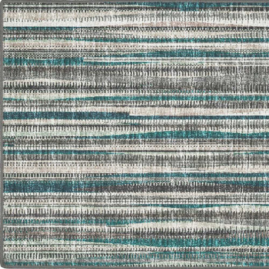 2' X 3' Blue Ombre Tufted Handmade Area Rug - Homeroots - Flyclothing LLC