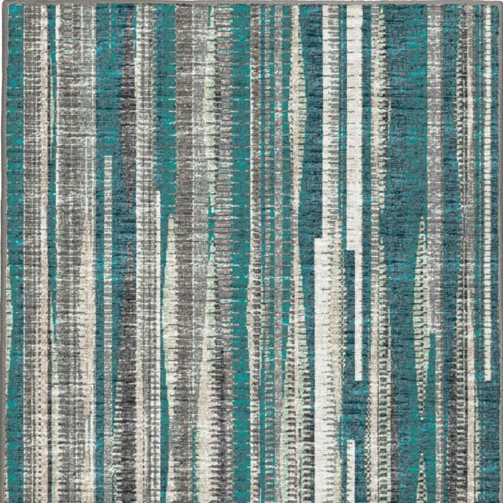 3' X 8' Blue Ombre Tufted Handmade Runner Rug - Homeroots - Flyclothing LLC