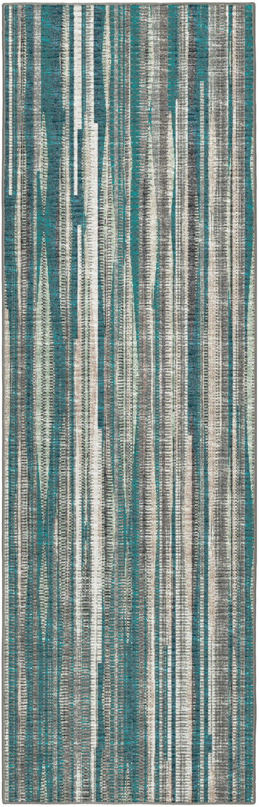 3' X 8' Blue Ombre Tufted Handmade Runner Rug - Homeroots - Flyclothing LLC