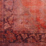 8' X 10' Red Oriental Distressed Non Skid Area Rug - Homeroots - Flyclothing LLC