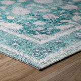8' X 10' Blue Oriental Distressed Non Skid Area Rug - Homeroots - Flyclothing LLC
