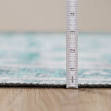 8' X 10' Blue Oriental Distressed Non Skid Area Rug - Homeroots - Flyclothing LLC