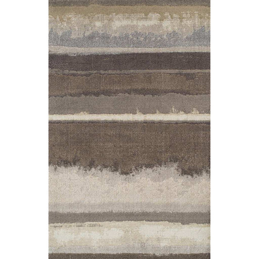 3' X 5' Brown and Ivory Abstract Area Rug - Homeroots - Flyclothing LLC