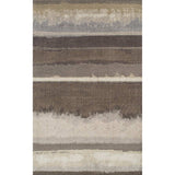 3' X 5' Brown and Ivory Abstract Area Rug - Homeroots - Flyclothing LLC