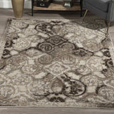 3' X 5' Brown Oriental Area Rug - Homeroots - Flyclothing LLC
