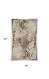3' X 5' Brown Oriental Area Rug - Homeroots - Flyclothing LLC