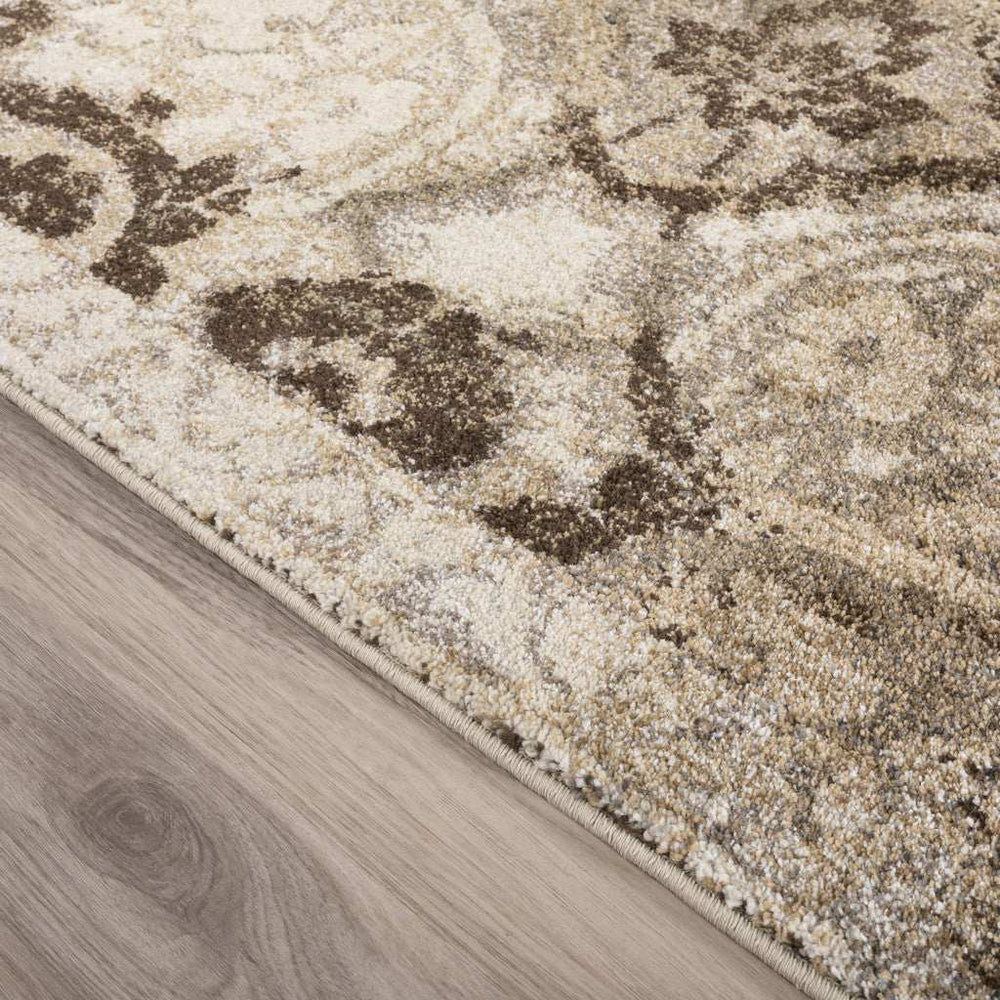 10' X 13' Brown Oriental Area Rug - Homeroots - Flyclothing LLC