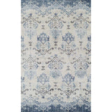 3' X 5' Blue and Ivory Oriental Area Rug - Homeroots - Flyclothing LLC