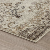 5' X 8' Beige and Brown Oriental Area Rug - Homeroots - Flyclothing LLC