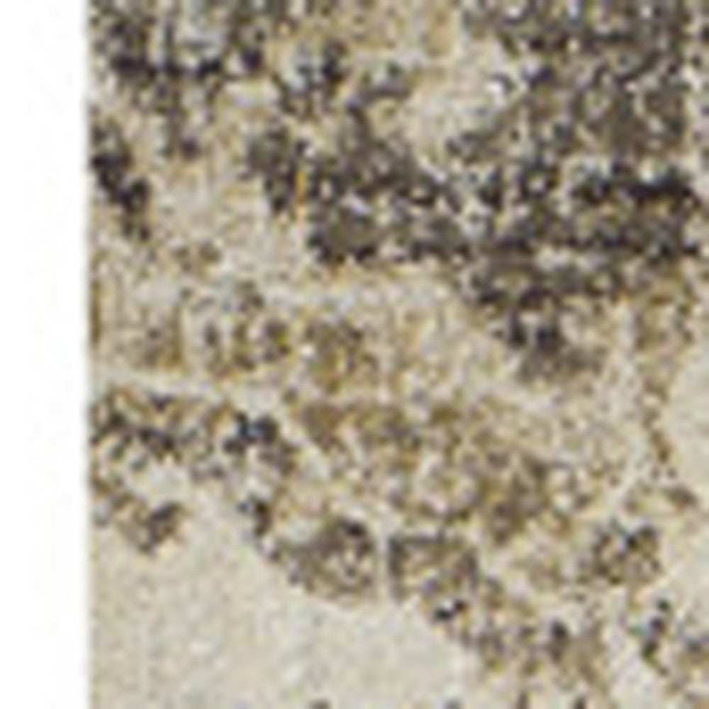 5' X 8' Beige and Brown Oriental Area Rug - Homeroots - Flyclothing LLC