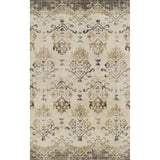 5' X 8' Beige and Brown Oriental Area Rug - Homeroots - Flyclothing LLC