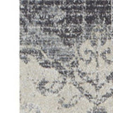 3' X 5' Gray and Ivory Oriental Area Rug - Homeroots - Flyclothing LLC