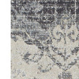 10' X 13' Gray and Ivory Oriental Area Rug - Homeroots - Flyclothing LLC