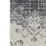10' X 13' Gray and Ivory Oriental Area Rug - Homeroots - Flyclothing LLC