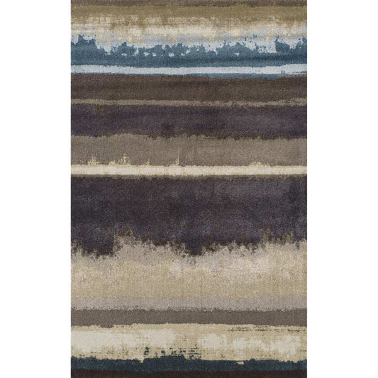 3' X 5' Beige and Brown Abstract Area Rug - Homeroots - Flyclothing LLC