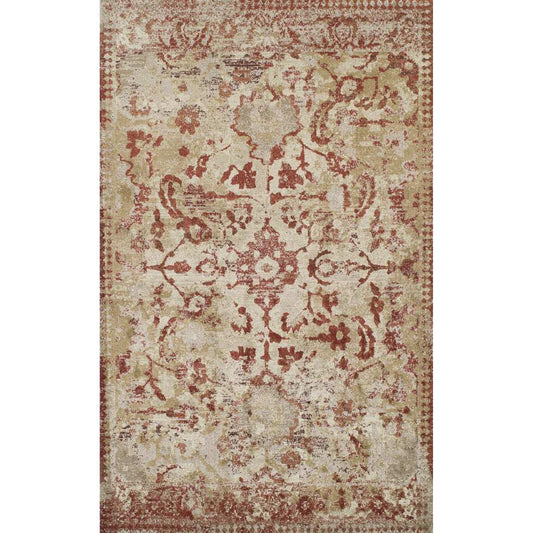 3' X 5' Red and Beige Oriental Area Rug - Homeroots - Flyclothing LLC