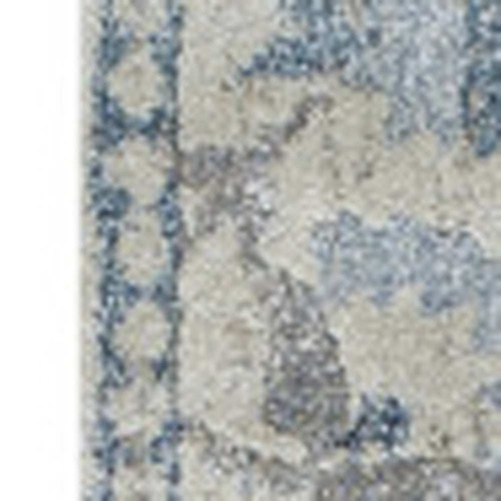3' X 5' Blue Oriental Area Rug - Homeroots - Flyclothing LLC