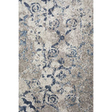 3' X 5' Blue and Ivory Oriental Distressed Area Rug - Homeroots - Flyclothing LLC