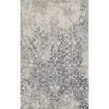 3' X 5' Blue and Ivory Oriental Distressed Area Rug - Homeroots - Flyclothing LLC