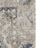 3' X 5' Ivory Oriental Distressed Area Rug - Homeroots - Flyclothing LLC