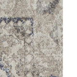 5' X 8' Ivory Oriental Distressed Area Rug - Homeroots - Flyclothing LLC