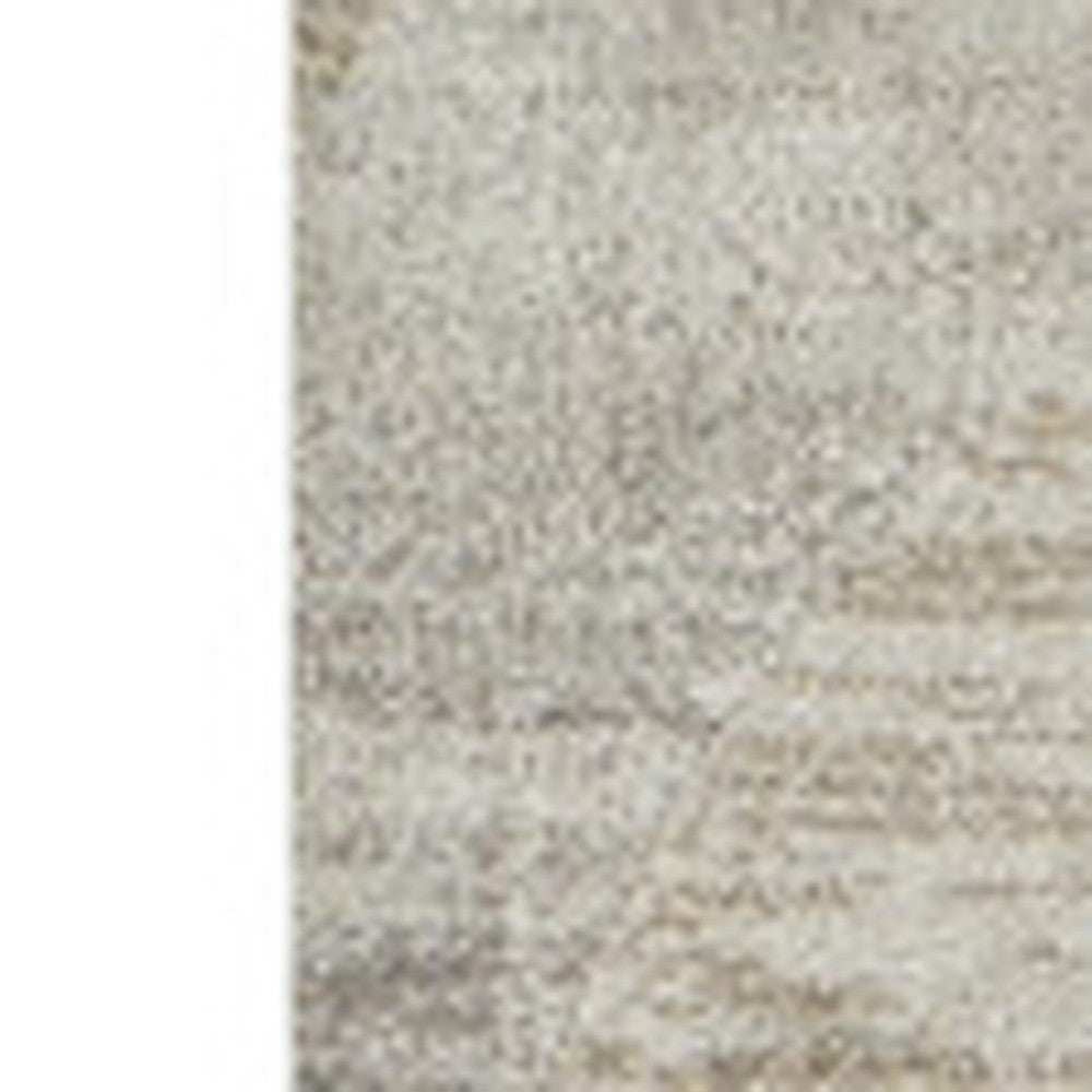 8' X 11' Brown and Beige Abstract Area Rug - Homeroots - Flyclothing LLC