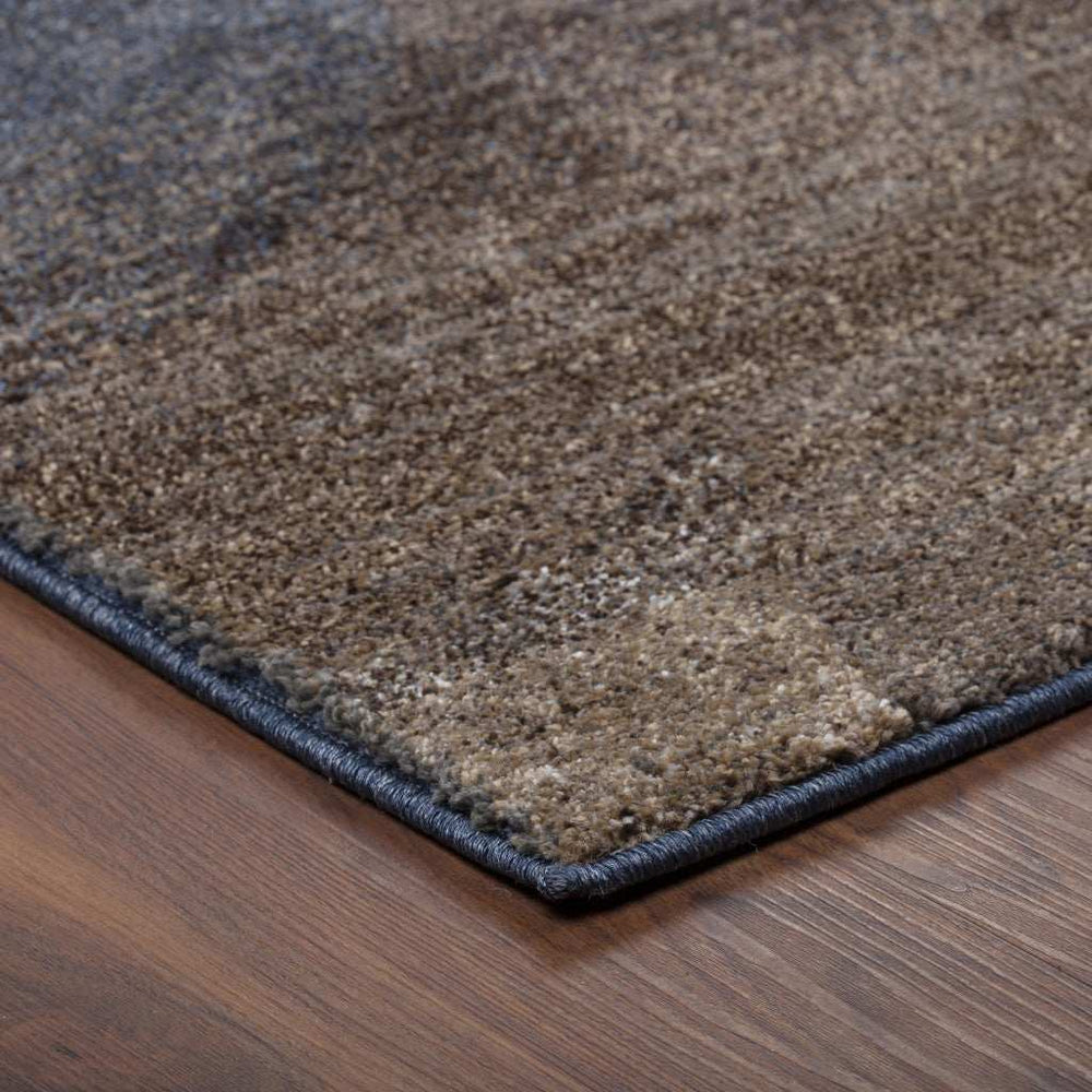 10' X 13' Brown and Beige Abstract Area Rug - Homeroots - Flyclothing LLC