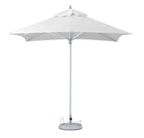 8' White Polyester Square Market Patio Umbrella - Homeroots - Flyclothing LLC