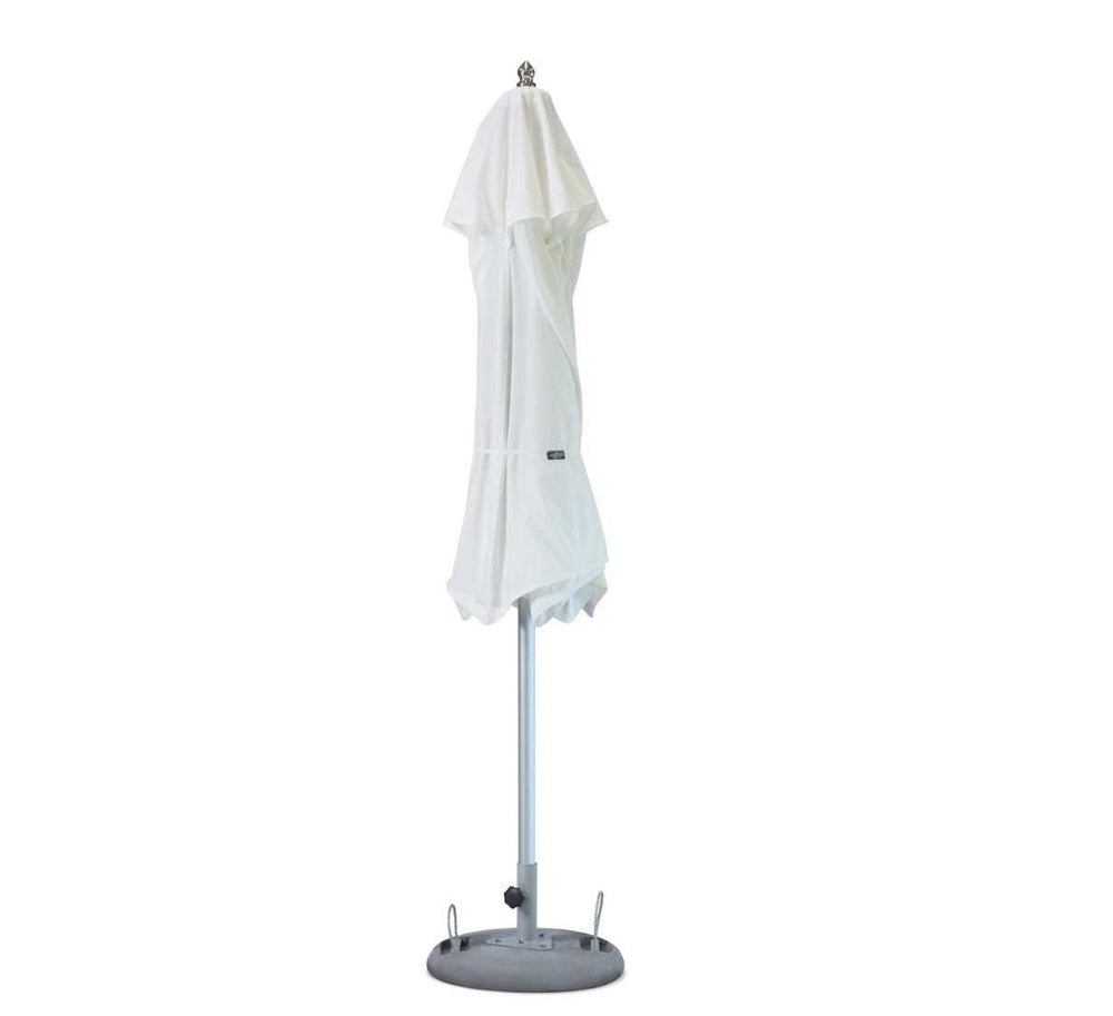 8' White Polyester Square Market Patio Umbrella - Homeroots - Flyclothing LLC