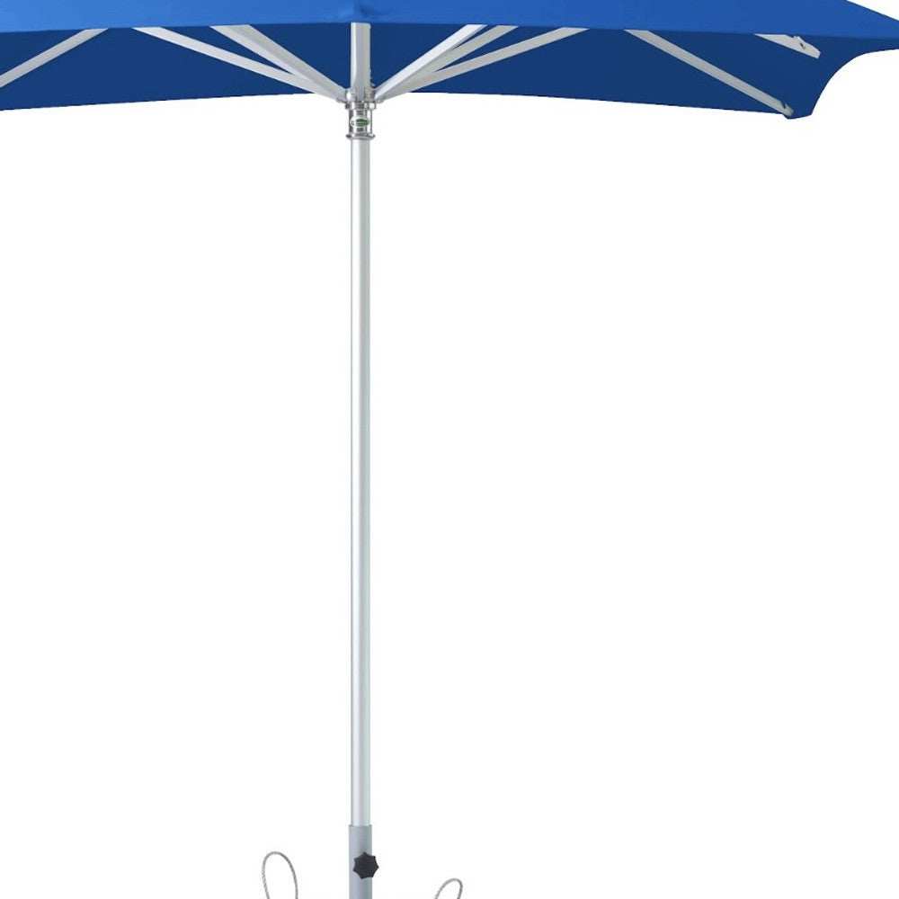 8' Blue Polyester Square Market Patio Umbrella - Homeroots - Flyclothing LLC