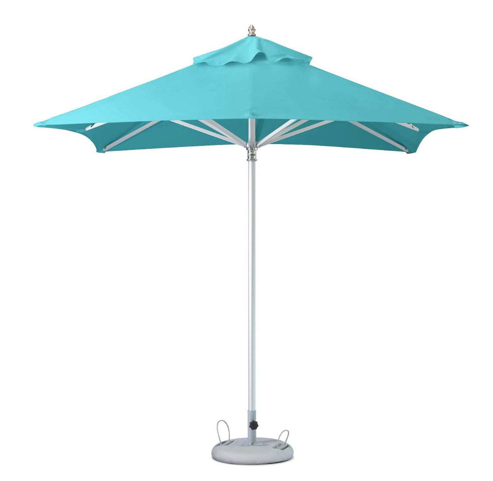 8' Aqua Polyester Square Market Patio Umbrella - Homeroots - Flyclothing LLC