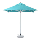 8' Aqua Polyester Square Market Patio Umbrella - Homeroots - Flyclothing LLC