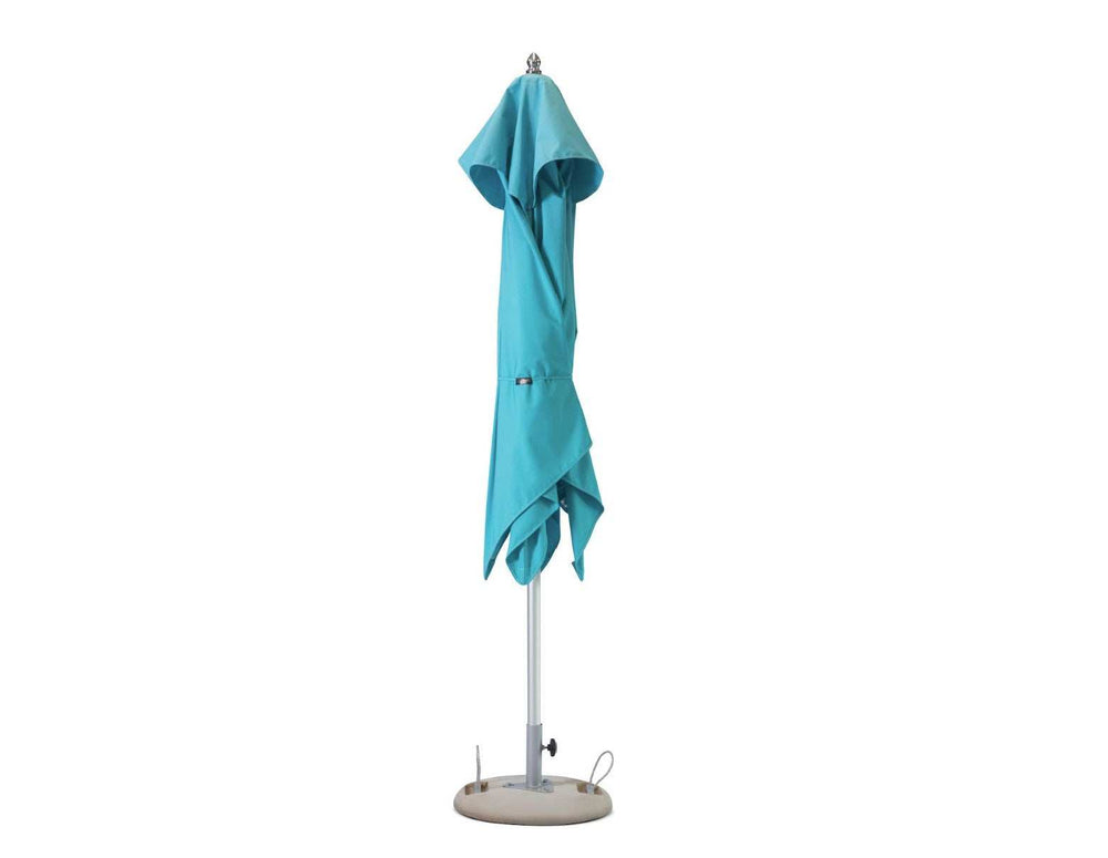 8' Aqua Polyester Square Market Patio Umbrella - Homeroots - Flyclothing LLC