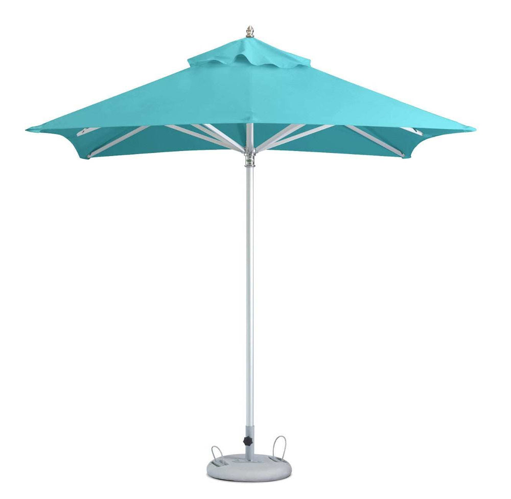 8' Aqua Polyester Square Market Patio Umbrella - Homeroots - Flyclothing LLC