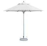 10' White Polyester Round Market Patio Umbrella - Homeroots - Flyclothing LLC