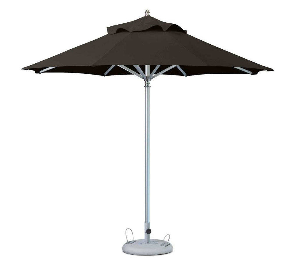 10' Black Polyester Round Market Patio Umbrella - Homeroots - Flyclothing LLC