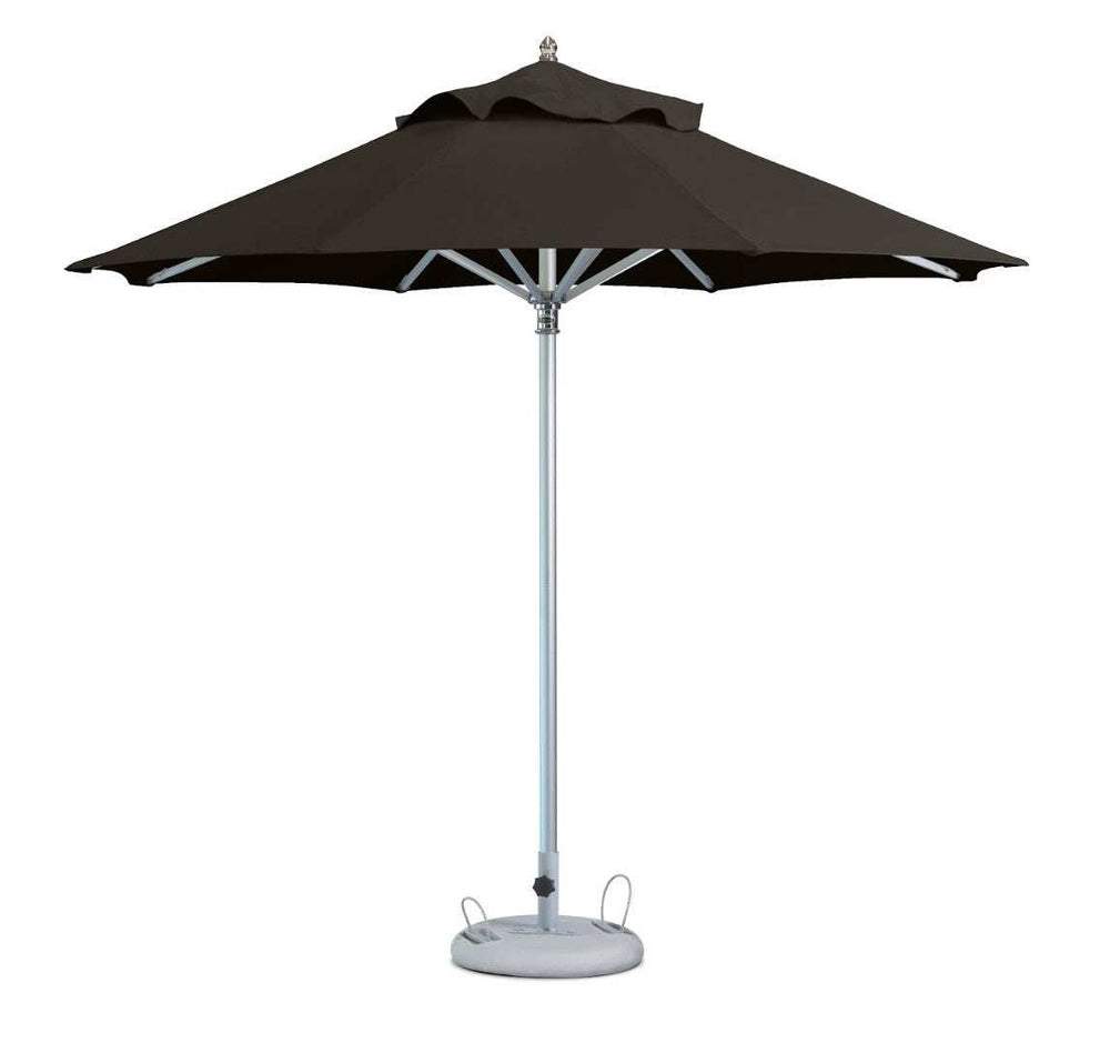 10' Black Polyester Round Market Patio Umbrella - Homeroots - Flyclothing LLC