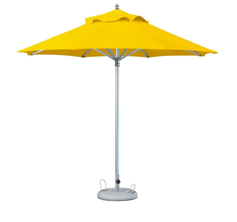 10' Yellow Polyester Round Market Patio Umbrella - Homeroots - Flyclothing LLC
