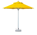 10' Yellow Polyester Round Market Patio Umbrella - Homeroots - Flyclothing LLC