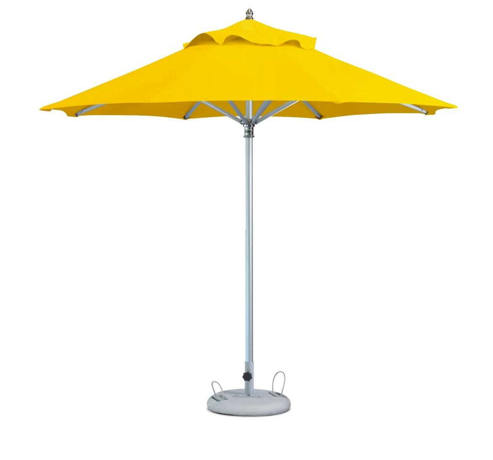10' Yellow Polyester Round Market Patio Umbrella - Homeroots - Flyclothing LLC